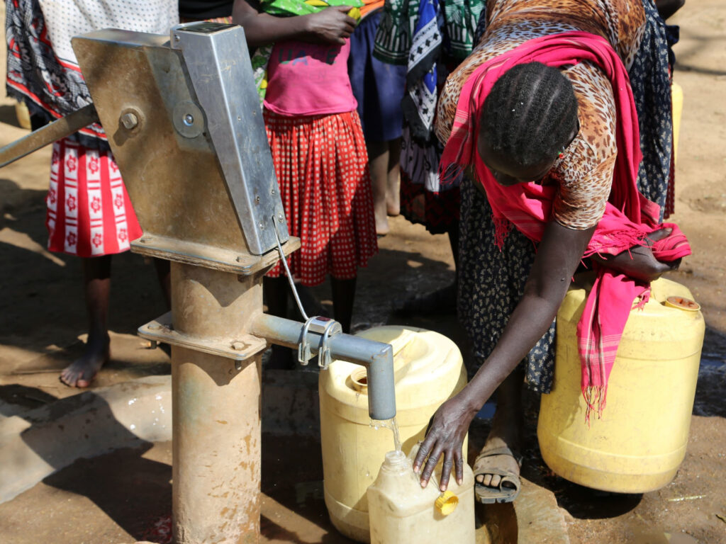A water pump in Africa.